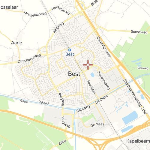 Losliggend dakleer op plat dak in Best
